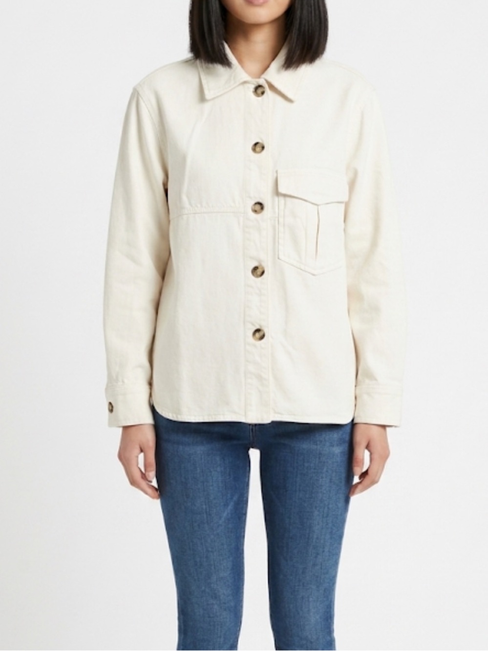Zara Denim Shirt Jacket
